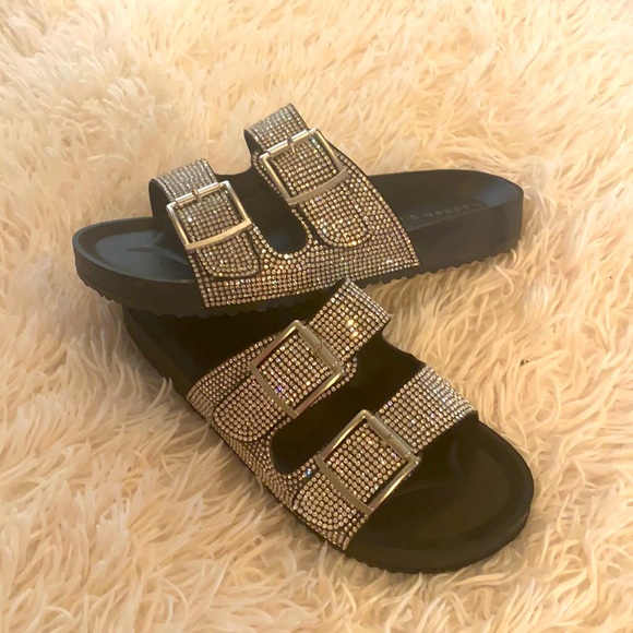 madden girl rhinestone sandals